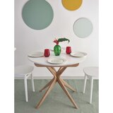 Ragaba Okrogla raztegljiva jedilna miza z dodatno ploščo ø 90 cm Jubi – | Shoptok.si