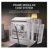 Corsair frame 4000D rs Case3xRS120 fans, 360mm radiator170mm cooler, 430mm gpu, atx, white | Eponuda.ba