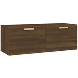 Furnova Stenska omarica rjavi hrast 100x36,5x35 cm inženirski les, (21949661) | Shoptok.si