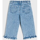 Sinsay Wide leg traperice s volanima i vezenim srcima | shoptok.hr