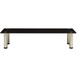 TV stalak crni 80 x 35 x 17 cm od kaljenog stakla | shoptok.hr