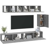  Komplet TV omaric 6-delni siva sonoma inženirski les, (20732520) | Shoptok.si