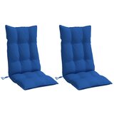  Jastuci za stolicu s visokim naslonom 2 kom plavi od tkanine | shoptok.hr