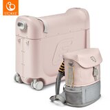 Stokke jetkids™ by potovalna posteljica v kovčku bedbox™ + nahrbtnik crew™ pink lemonade | Shoptok.si