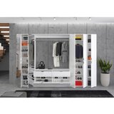 MID.YOU Predsoba Project X, 2-Delno, Bela, Visoki Sijaj | Shoptok.si