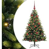 Umjetno rasklopivo božićno drvce 150 LED-a Zelena 150 cm | shoptok.hr