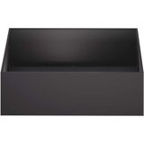 Vrtna saksija 2 kom. Crna 100 x 100 x 30 cm Čelična vrata | shoptok.hr