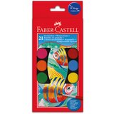  Faber-Castell: 21-delni set vodenih barvic s koluti 30 mm Cene