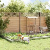  Ograda za vrt s kolčićima 48 pcs 35 x 50 cm Mesh Srebrna | Eponuda.com
