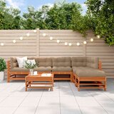  Set lounge namještaja za vrt 7 pcs Voštanosmeđa | shoptok.hr