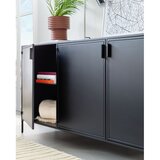 Kave Home Crna željezna komoda 160x72x35 cm Shantay – | shoptok.hr