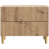  Noćni ormar Hrast artisan 62 x 34,5 x 48 cm Konstruirano drvo | Eponuda.com