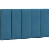 Maison Chic Posteljno vzglavje - Vzglavna omarica - Vzglavna stranica modra 90 cm žamet, (21704243) | Shoptok.si