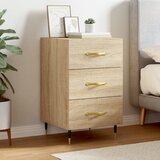 vidaXL Nočna omarica sonoma hrast 40x40x66 cm inženirski les | Shoptok.si