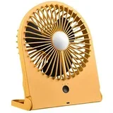 Namizni ventilator Leuchten Breezy (USB priključek, rumen)