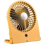 Trio Leuchten Stolni ventilator Breezy (Boja: Žuta, Vrsta priključka: USB) Cijene