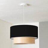  Brilagi - LED luster na sajli CERIA 1xE27/40W/230V prečnik 50 cm crna/bež | Eponuda.com