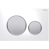 Geberit aktivirna tipka za dvokoličinsko splakovanje Sigma20 (mat krom/sijajni krom/mat krom) (115.882.JQ.1) | Shoptok.si