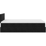  Otomanski krevet s madracem&LED crni 120x200cm baršunasti | shoptok.hr