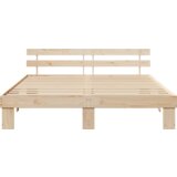  Krevetni okvir s uzglavljem 200x200 cm Masivna borovina | shoptok.hr