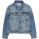 Calvin Klein Jeans Prijelazna jakna 'Iconic' plavi traper