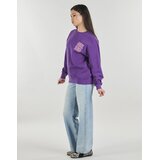 Bisous Skateboards Crewneck Slime Ljubičasta | shoptok.hr