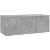 Furnova TV omarica betonsko siva 80x34x30 cm iverna plošča, (21922457) | Shoptok.si