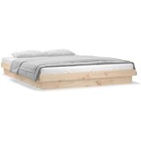  Posteljni okvir 135x190 cm trden les, (20905039) | Shoptok.si