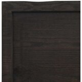 Stolna ploča tamnosmeđa 180 x 40 x (2-4) cm obrađena hrastovina | shoptok.hr