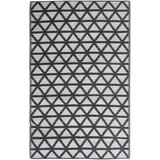 Furnova Zunanja preproga ARAKIL črna 140x200 cm PP, (21930620) | Shoptok.si