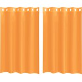 Voile zavjese s ušicama 2 kom narančaste 140x175 cm | shoptok.hr