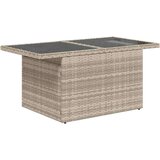 vidaXL 8-dijelni set vrtnih sofa od poliratana s jastucima svjetlosivi | shoptok.hr