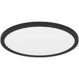 Eglo LED stropna svetilka Minerario (16,4 W, Ø x V: 30 x 3 cm, Črna, Toplo bela) | Shoptok.si