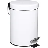 kanta za smeće 3l na pedalu, metal/polypropylene, bijela