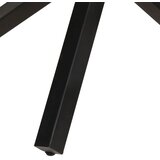  Blagovaonski stol okrugli 100x100x75 cm od grubog drva manga | shoptok.hr