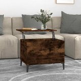  Stolić za kavu boja hrasta 60x44,5x45 cm konstruirano drvo | shoptok.hr