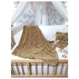 ćebe za bebe meda - bež