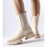 Gemre Beige insulated ankle boots Mombello | shoptok.hr