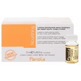 Fanola Nourishing Leave-In Lotion vlažilne in hranljive ampule za suhe in lomljive lase 12 ml za ženske