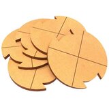 Green Stuff World MDF Round Base 50mm - Pack x5 LEGION (3mm) | Postolje za Minijature 50mm Cene