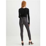 Orsay Grey Women's Leatherette Pants - Women | Shoptok.si
