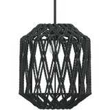  Sjenilo za svjetiljku crno Ø 23 x 28 cm od željeza i papira | shoptok.hr