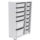 Hanah home višenamenska polica rine 2D4K8U white | ePonuda.com