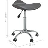 vidaXL Salonski stolac od umjetne kože sivi | shoptok.hr