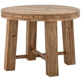 Bloomingville Okrugao stolić za kavu u dekoru egzotičnog drva u tamnoj prirodnoj boji ø 60 cm Emmett – u