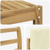  Set vanjskih sofa 5 kom. Bijela i krem | shoptok.hr