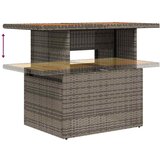  Vrtni set za objed s jastukom 9 pcs Siva i smeđa | shoptok.hr