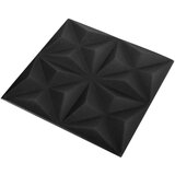  3D zidni paneli 24 kom 50 x 50 cm origami crni 6 m² | shoptok.hr