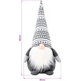  Božićni patuljak Siva 80 cm Poliester | shoptok.hr