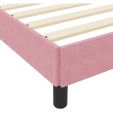  Krevet s opruga kutije Ružičasta 140 x 190 cm tkanina | shoptok.hr